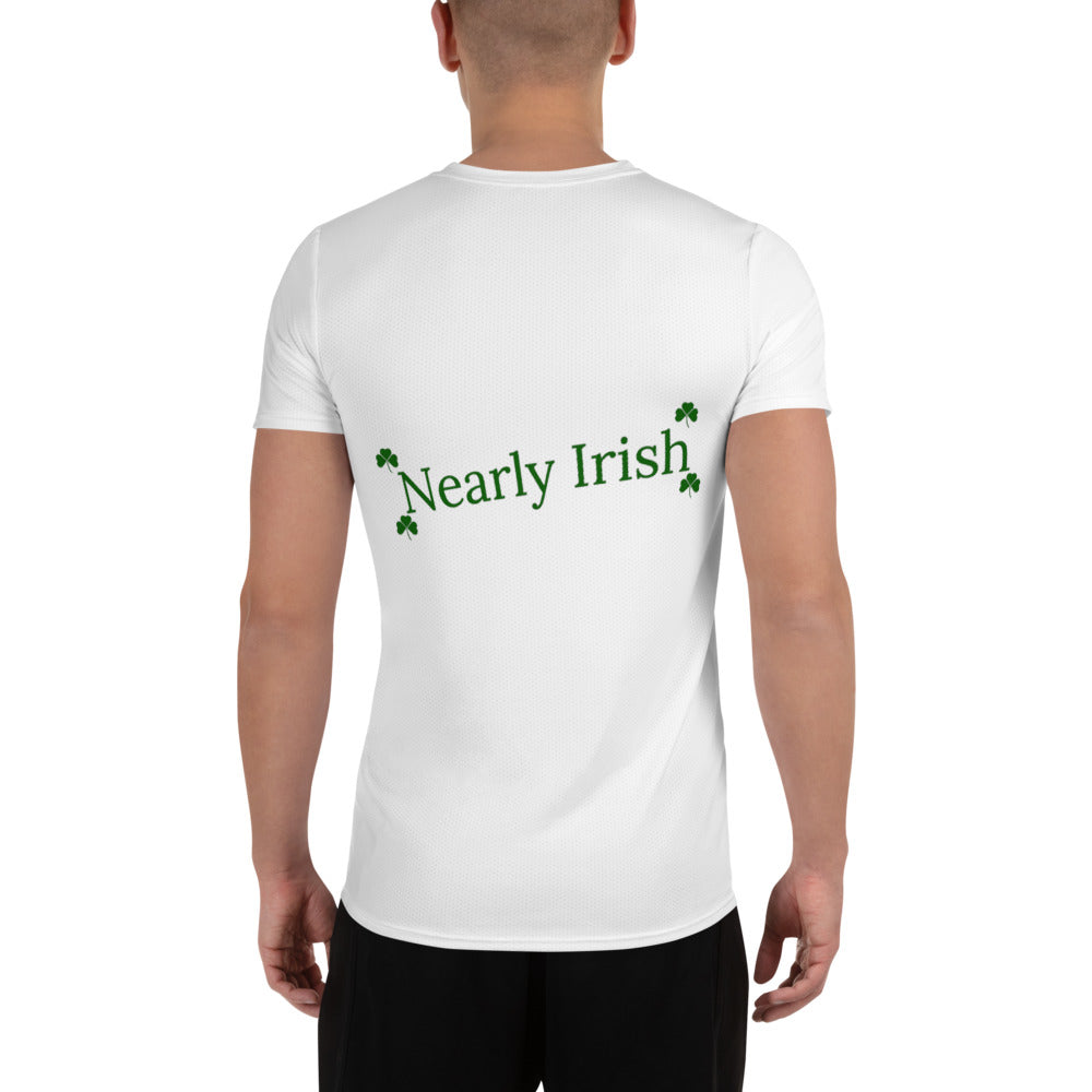 Nearly Irish All-Over Print Men's Athletic T-shirt
