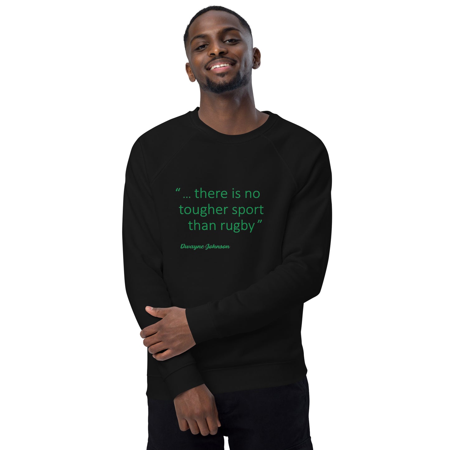 Nearly Irish Unisex organic raglan sweatshirt