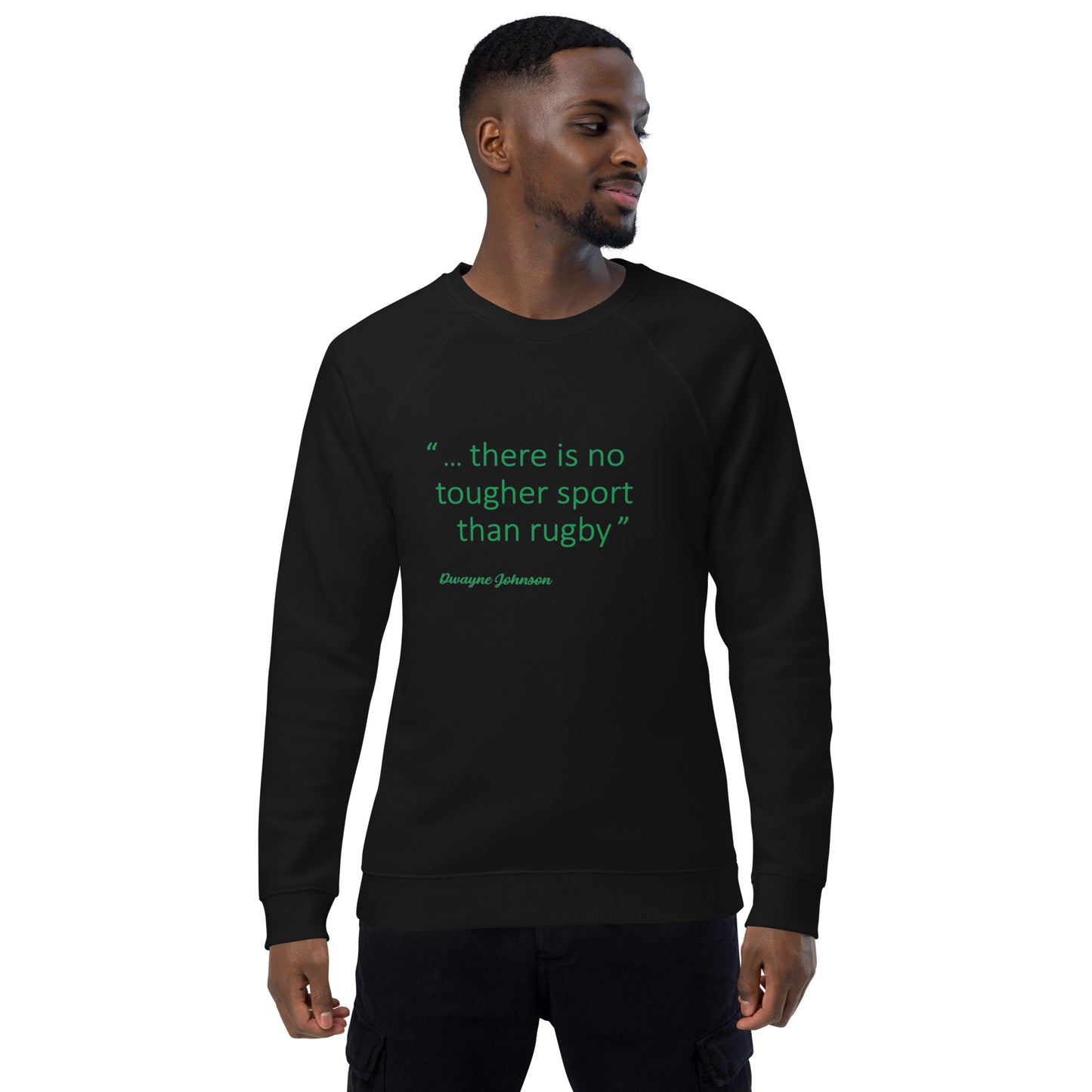 Nearly Irish Unisex organic raglan sweatshirt