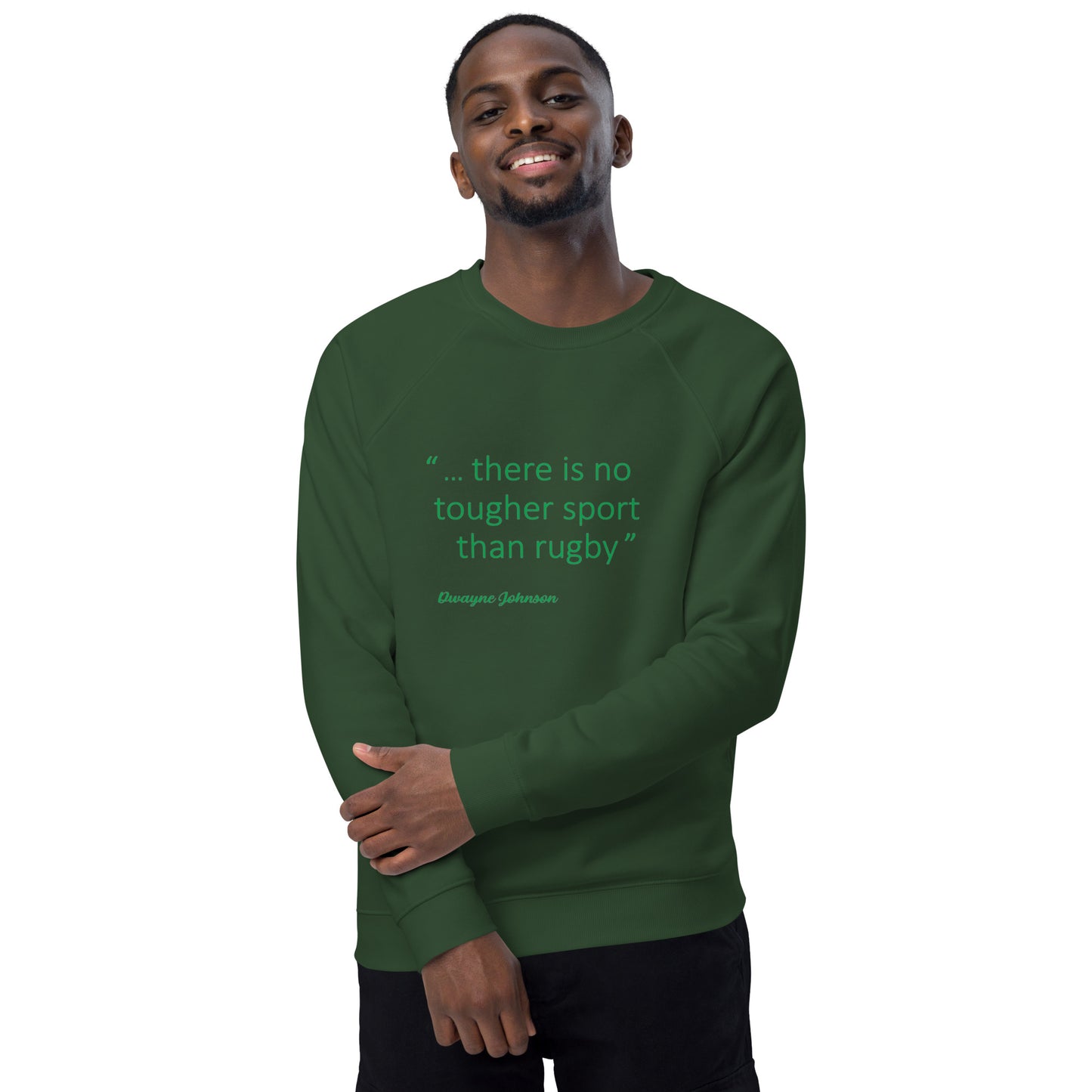 Nearly Irish Unisex organic raglan sweatshirt