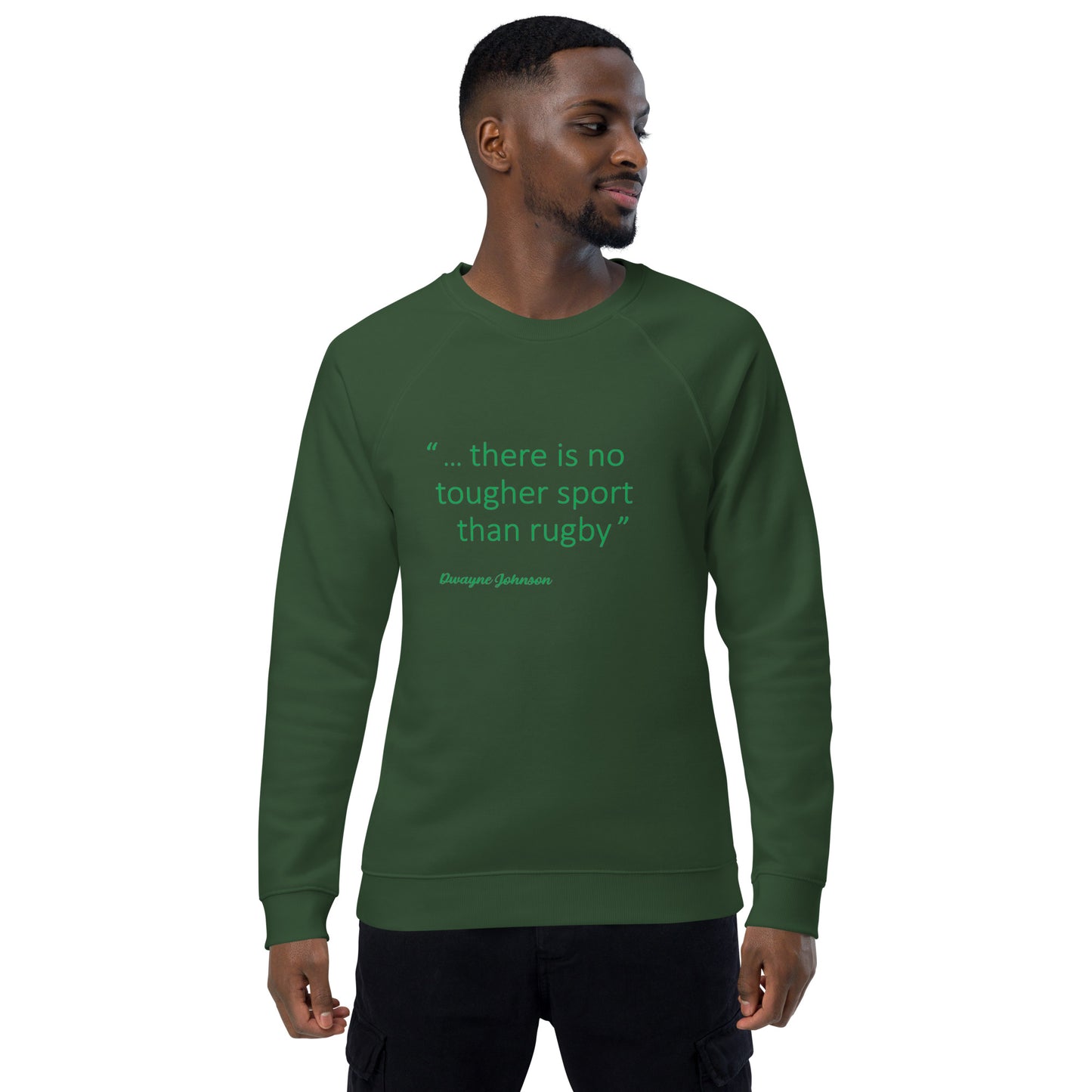 Nearly Irish Unisex organic raglan sweatshirt