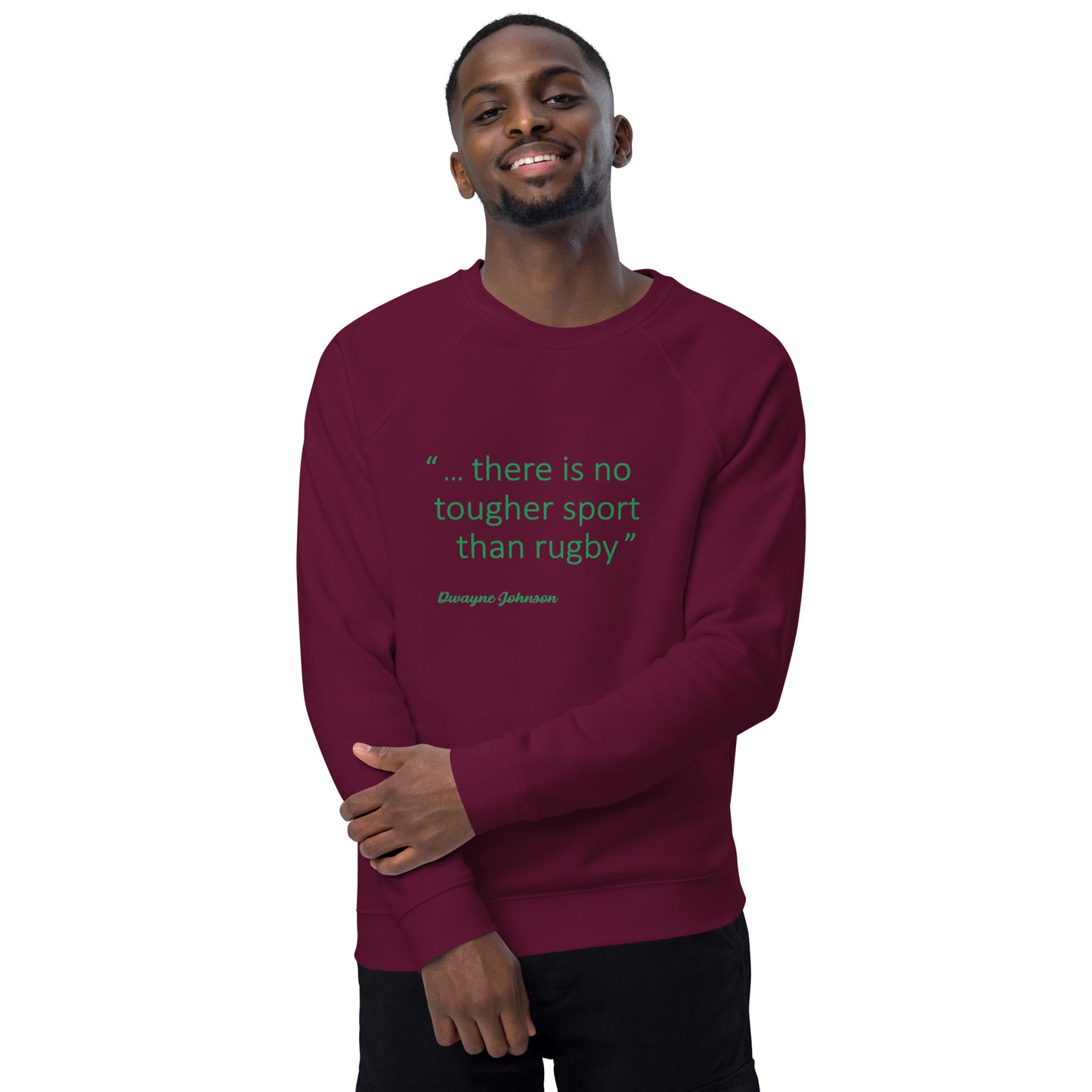 Nearly Irish Unisex organic raglan sweatshirt