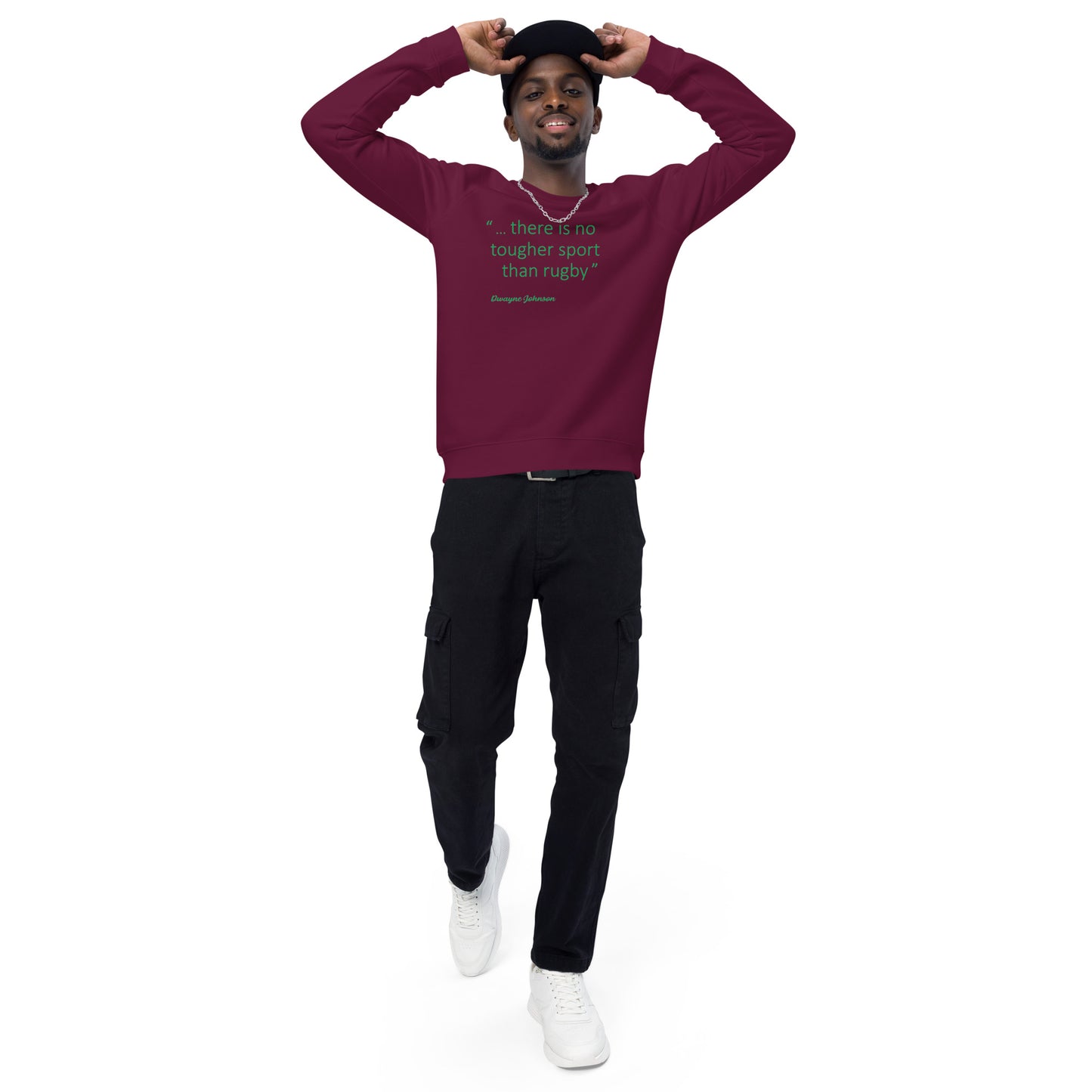 Nearly Irish Unisex organic raglan sweatshirt