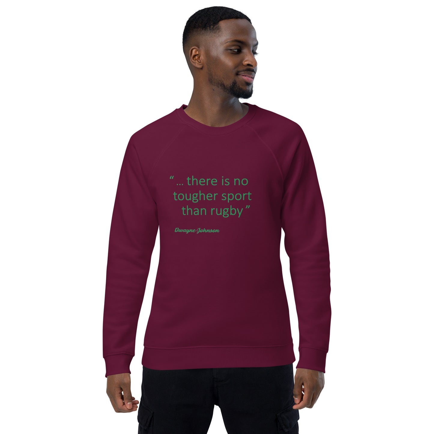 Nearly Irish Unisex organic raglan sweatshirt