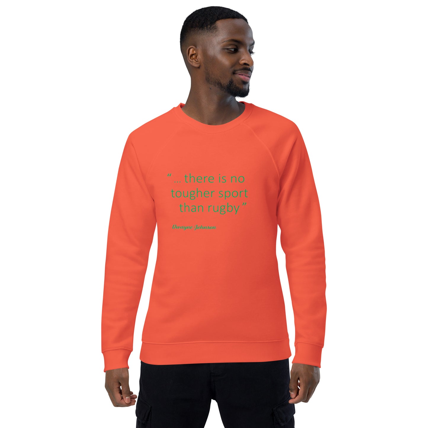 Nearly Irish Unisex organic raglan sweatshirt