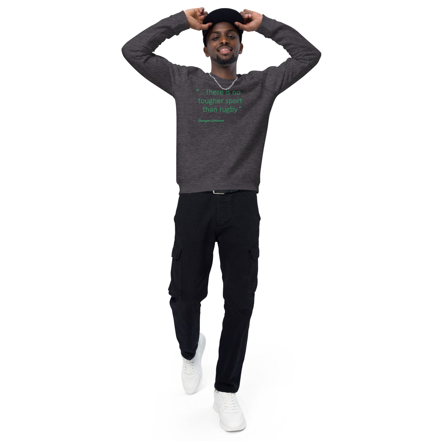 Nearly Irish Unisex organic raglan sweatshirt