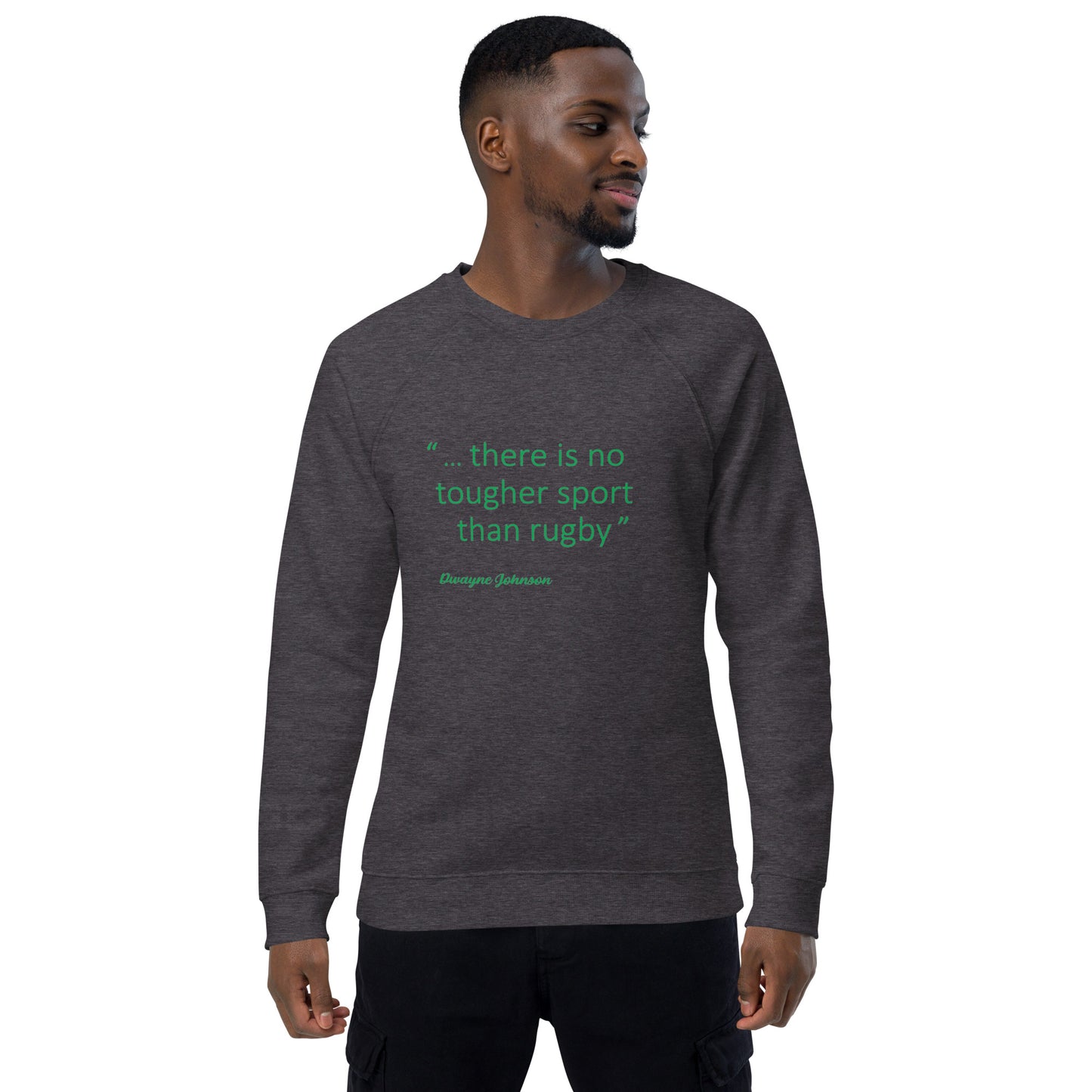 Nearly Irish Unisex organic raglan sweatshirt