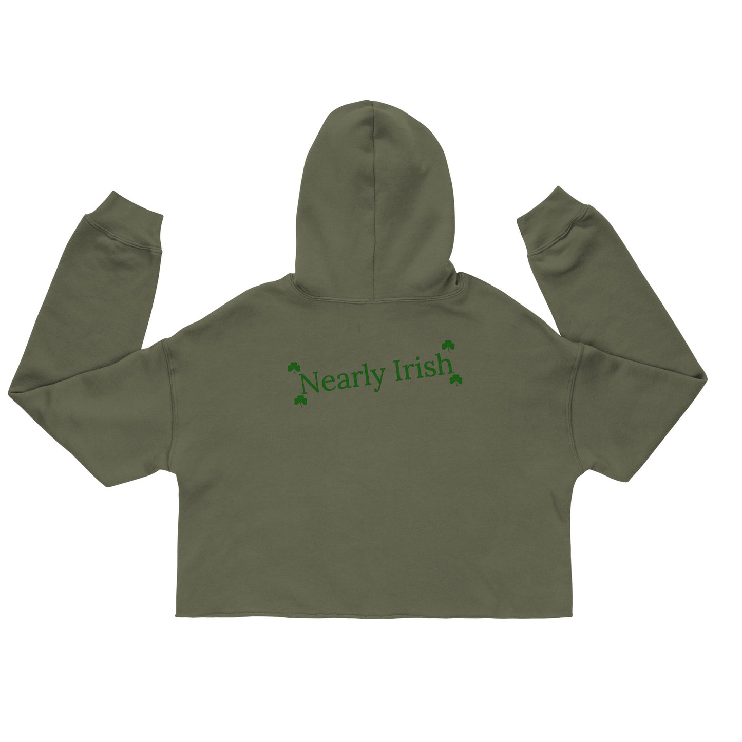 Nearly Irish Women's Cropped Hoodie